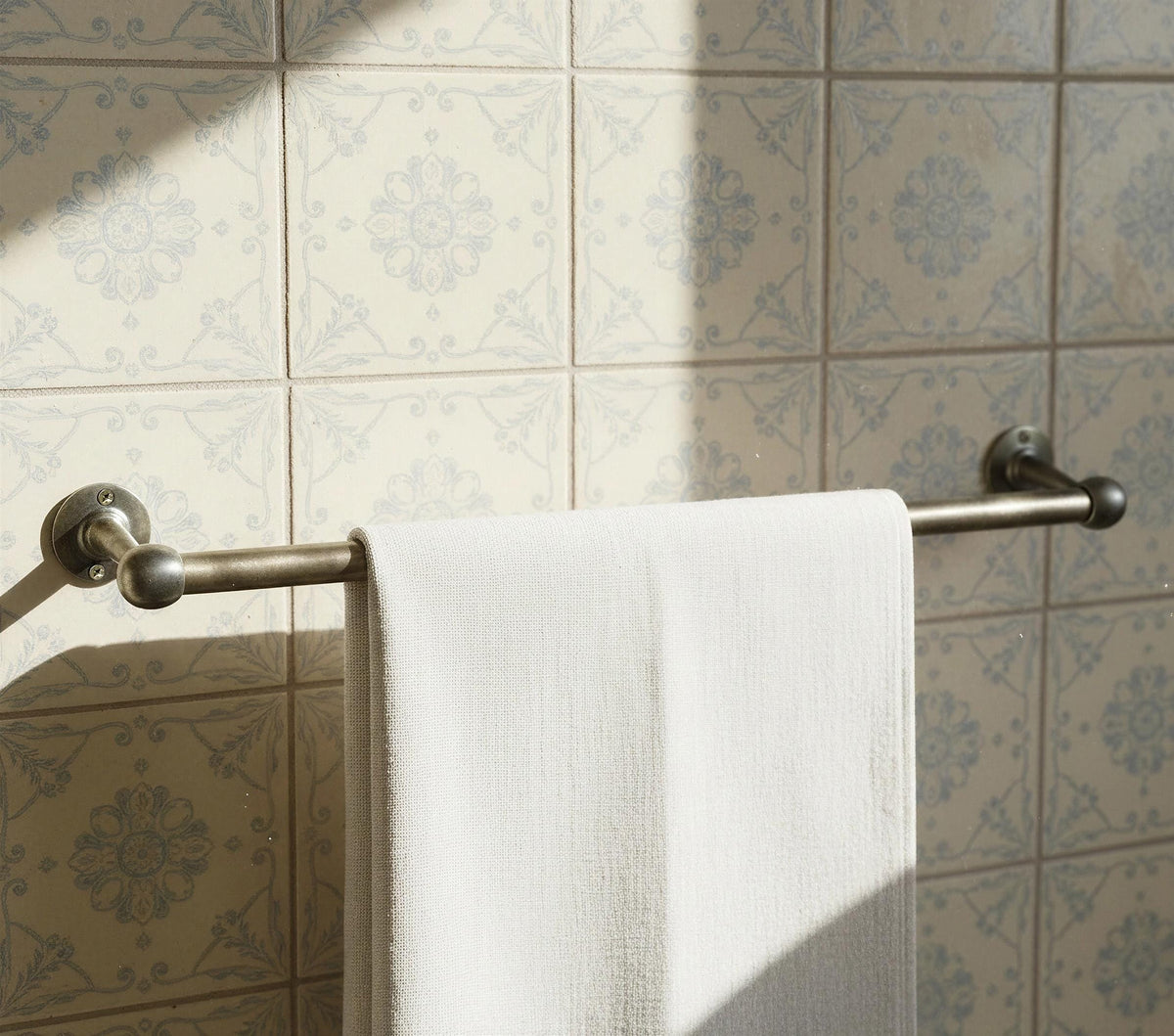 Handmade Oil Rubbed Bronze Towel Bar – Solid Brass Kitchen Hanger