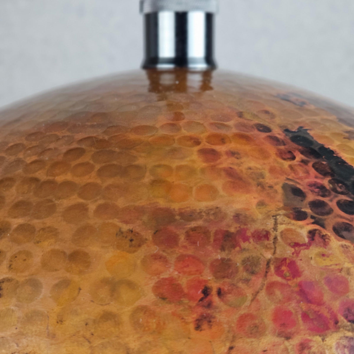 Set of 2 Oxidized Copper Pendant Light, Two Hanging Ceiling Fixture for Rustic Farmhouse Kitchen Island, Handmade Aged Copper Pendant Light